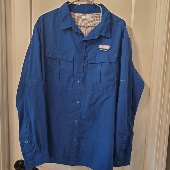 Columbia Omni Shield Cascade Men's Long Sleeve Shirt- XL - Picture 1 of 9